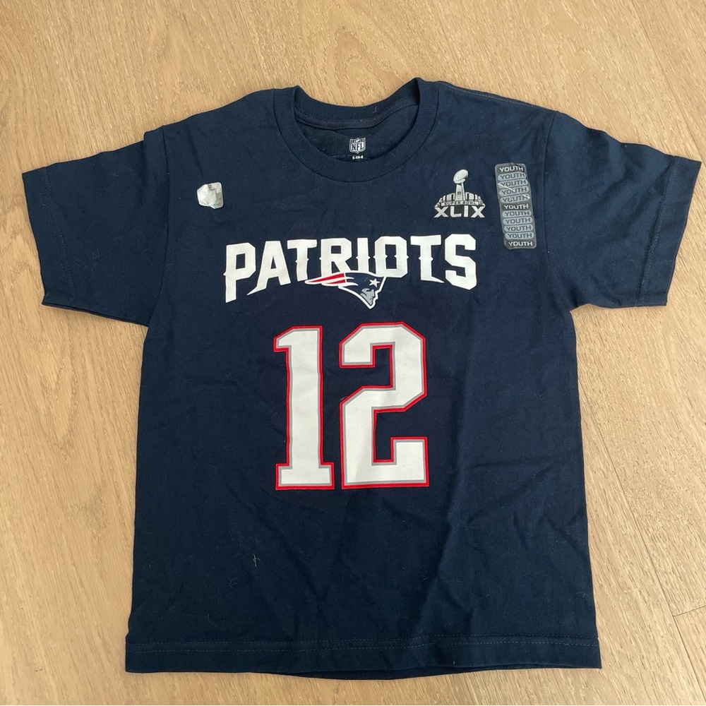 NFL official Patriots Super Bowl tee Youth Small